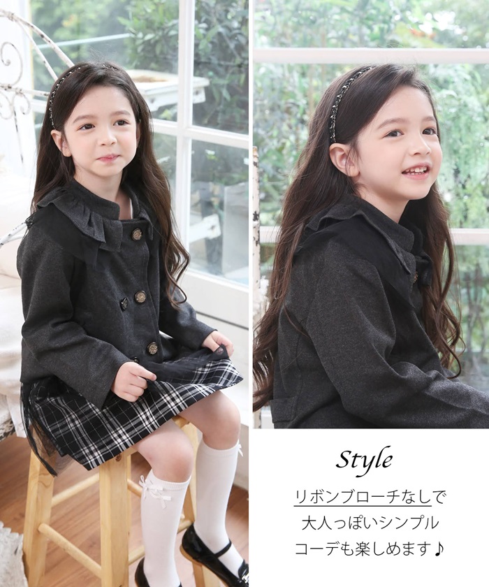 Rora（ローラ） キッズ スーツ 入学式 女の子 通販 セットアップ