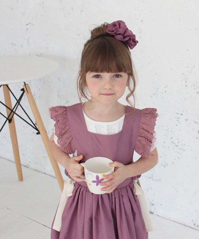 シャーリーテンプル めちゃ可愛い♡エプロン 130センチピンク