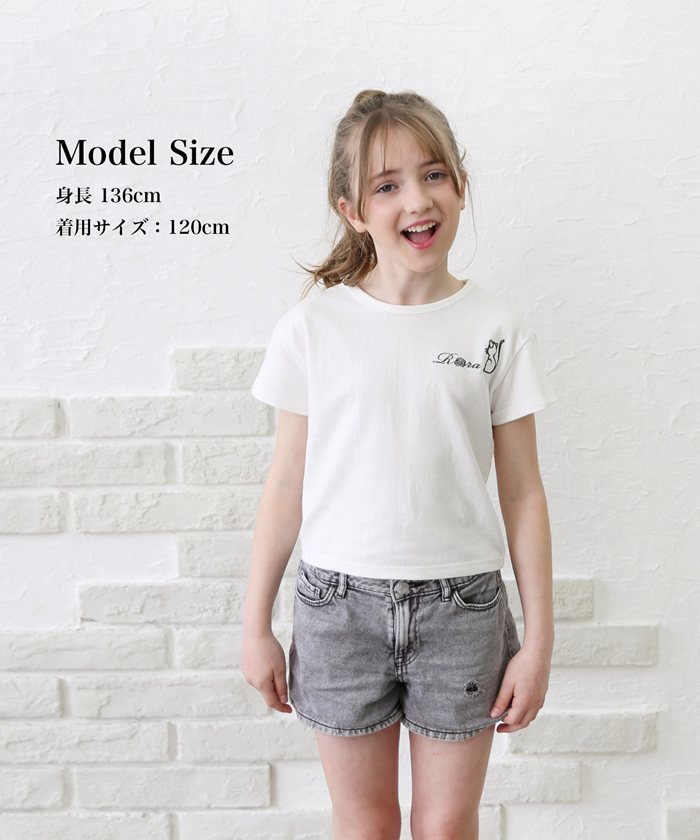 Rora（ローラ） キッズ Tシャツ 半袖 女の子 通販 カットソー 73062401