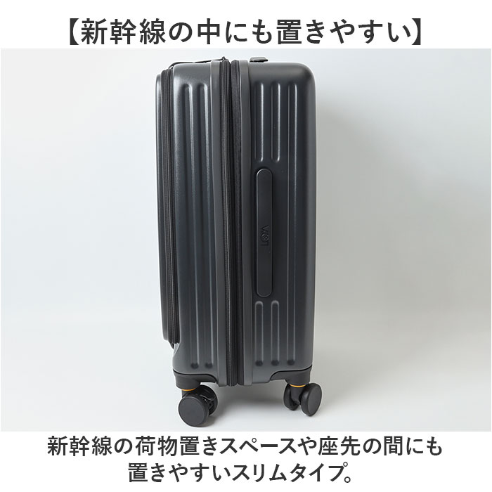 5LAKES&MT スーツケース 通販 キャリーケース キャリーバッグ 310-4011 45L 54L 大容量 フロントオープン 軽量 拡張 tsaロック 静音 ストッパー付き メンズ |  | 12