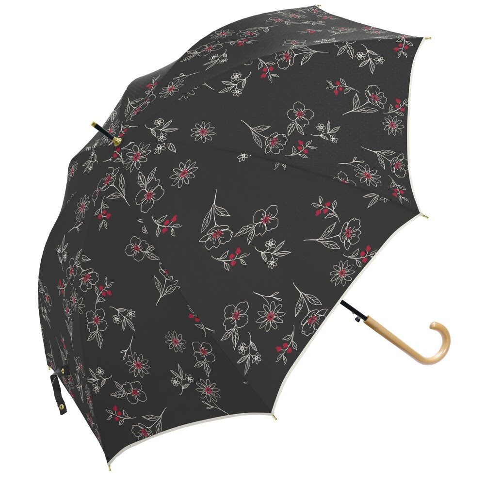 傘 レディース 大人 通販 長傘 60cm 雨晴兼用 晴雨兼用 かさ カサ 雨傘 日傘 晴雨兼用傘 シルバーコーティング ジャンプ傘 UVカット 紫外線カット 大判 傘 | MKN | 04