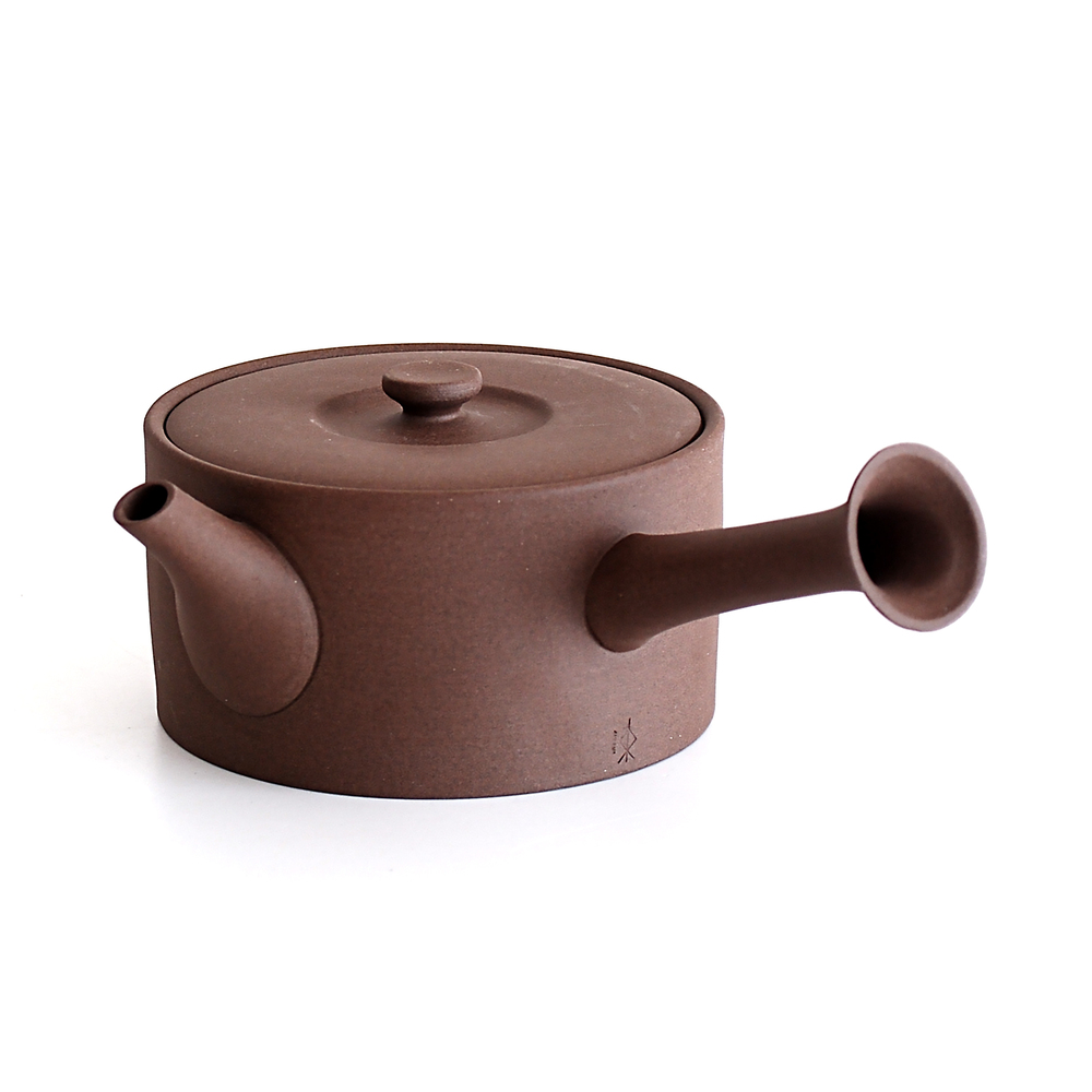 急須 平型 ロクサン 平型急須 通販 おしゃれ ティーポット 日本製 取っ手 お茶 かわいい ギフト きゅうす シンプル 茶器 ポット 贈り物 常滑焼 来客用 急須 |  | 03