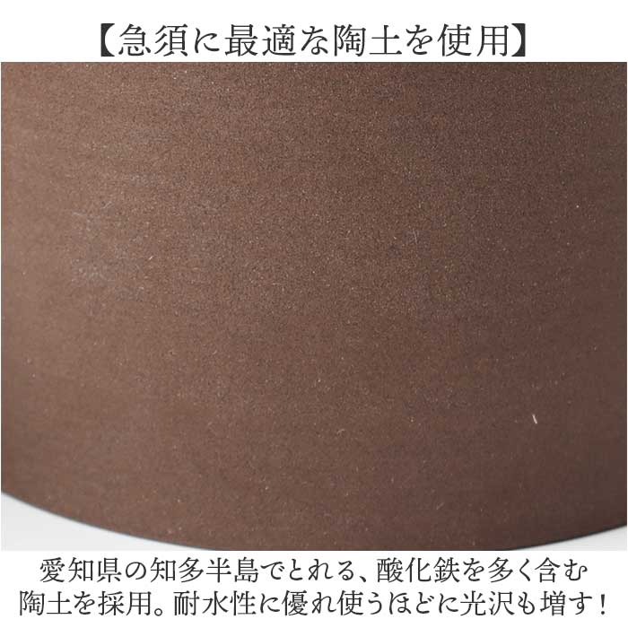 急須 平型 ロクサン 平型急須 通販 おしゃれ ティーポット 日本製 取っ手 お茶 かわいい ギフト きゅうす シンプル 茶器 ポット 贈り物 常滑焼 来客用 急須 |  | 06