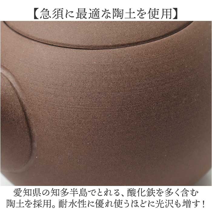 急須 丸型 ロクサン 丸型急須 通販 おしゃれ ティーポット 日本製 取っ手 お茶 かわいい ギフト きゅうす シンプル 茶器 ポット 贈り物 常滑焼 来客用 急須 |  | 03