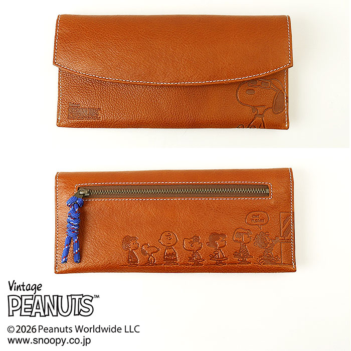 PEANUTS スヌーピー　長財布 Vintage PEANUTS スヌーピー 長財布 大人 通販 SNOOPY 73524 財布