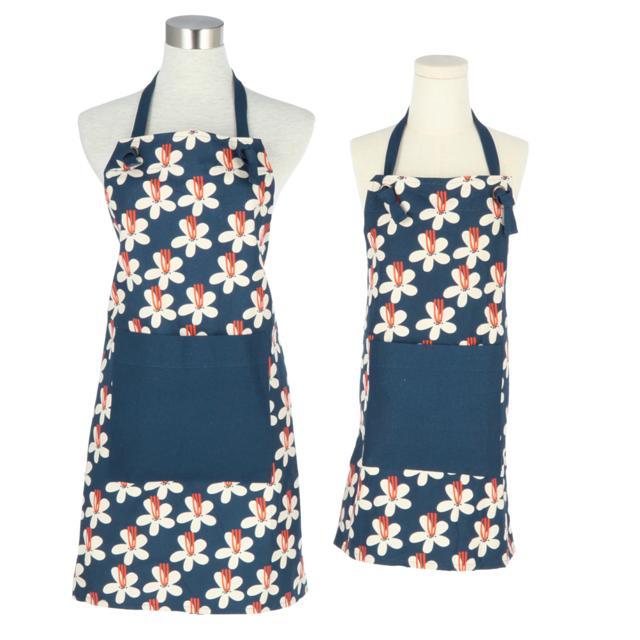 エプロン おしゃれ 通販 ナチュラル 安く て かわいい 親子 ペアルック レディース ショート丈 大人 可愛い ワンピース 保育士 子供用 大人用 キッズ エプロン |  | 03