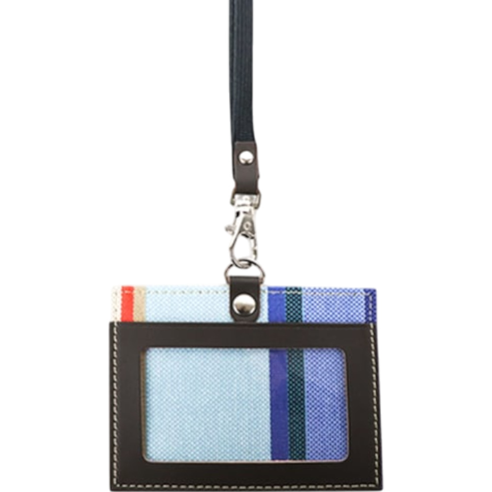 カードホルダー ネックストラップ 通販 パスケース IDカードケース 定期入れ ネームホルダー カード収納 首掛け ストライプ レディース おしゃれ カードホルダー | LES TOILES DU SOLEIL | 12