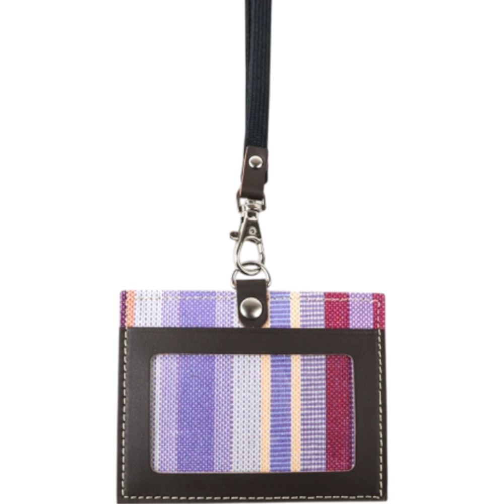 カードホルダー ネックストラップ 通販 パスケース IDカードケース 定期入れ ネームホルダー カード収納 首掛け ストライプ レディース おしゃれ カードホルダー | LES TOILES DU SOLEIL | 11