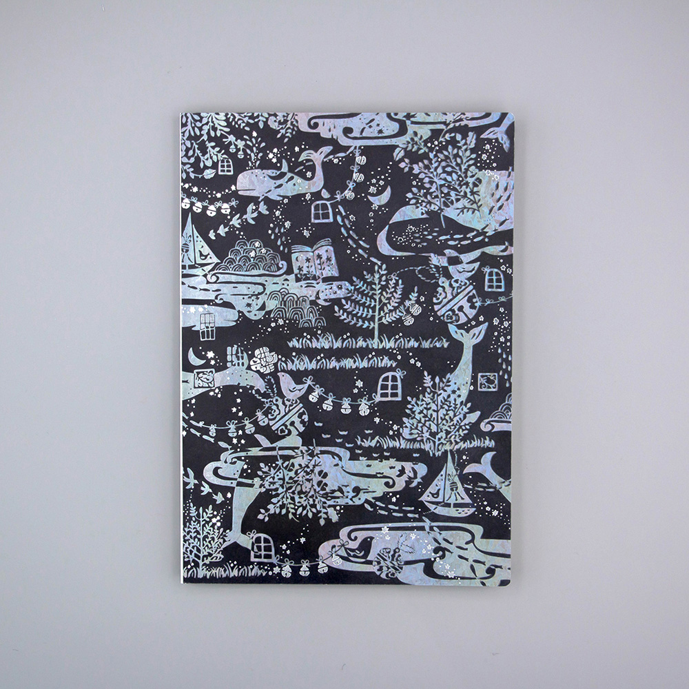 ノート a5 ノート かわいい 日本製 通販 ROKKAKU misuzu uta ミニノート 無地 メモ帳 みすゞうた 箔押し 金子みすゞ グッズ 自由帳 じゆうちょう A5サイズ |  | 01