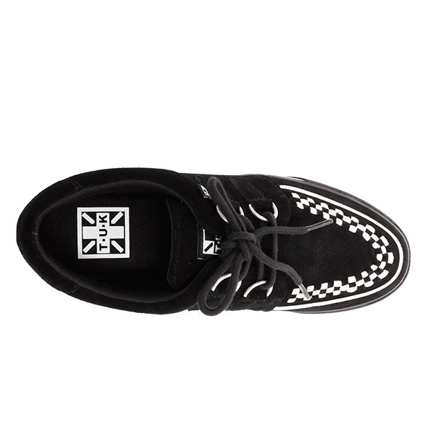 ✴️値下げしました✴️【新品未使用品】T.U.K. 黒白チェックスニーカーF9681 スニーカー tuk 通販 レディース メンズ パンクファッション