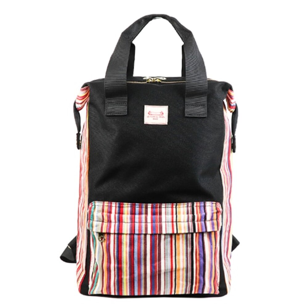 リュック Les Toiles Du Soleil リュック L 通販 リュックサック デイパック 仕分け ハンドル付き 手持ち クッションポケット 大容量 たっぷり入る 収納力 | LES TOILES DU SOLEIL | 01