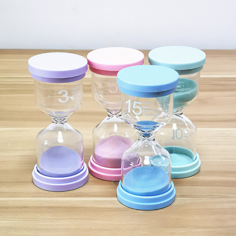 砂時計 通販砂時計 サンドタイマー タイマー 砂タイマー 4個セット 学習 カラフル 時間管理 アシスタント 子供 子ども キッチン リビング オフィス 時計  砂時計 | ブランド登録なし | 01