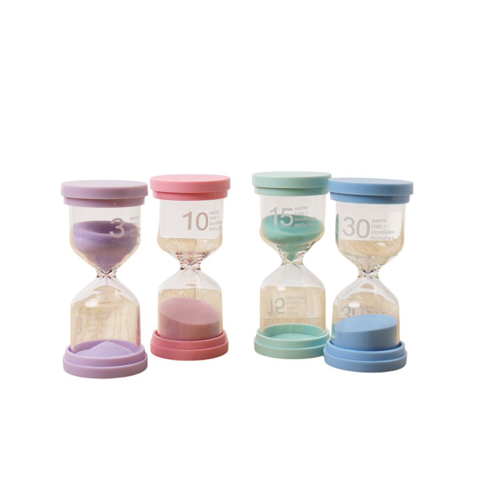 砂時計 通販砂時計 サンドタイマー タイマー 砂タイマー 4個セット 学習 カラフル 時間管理 アシスタント 子供 子ども キッチン リビング オフィス 時計  砂時計 | ブランド登録なし | 03