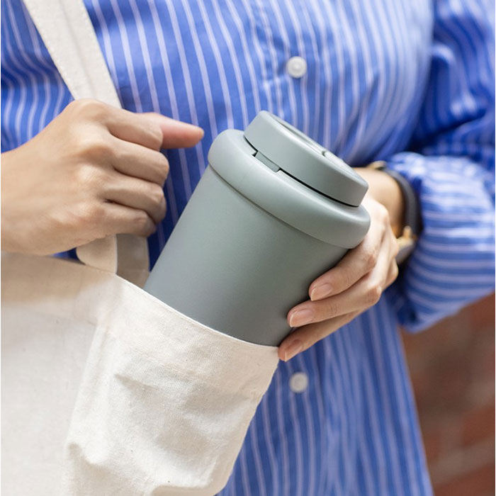 タンブラー 蓋付き 通販 400ml ステンレスタンブラー 蓋つき マイボトル コーヒータンブラー 保冷保温 広口 ワンタッチオープン テイクアウト タンブラー |  | 05