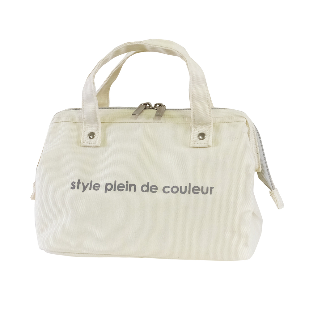 保冷バッグ おしゃれ ランチバッグ お弁当 保温 かわいい シンプル がまぐち型 アルミ加工 |  | 07