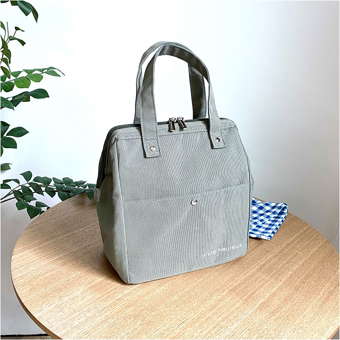 アットファースト At First アットファースト ランチバッグ 保冷 がま口 L 通販 ランチバック 保冷ランチバッグ 保冷バッグ 保冷ランチバック がま口バッグ | At First | 17