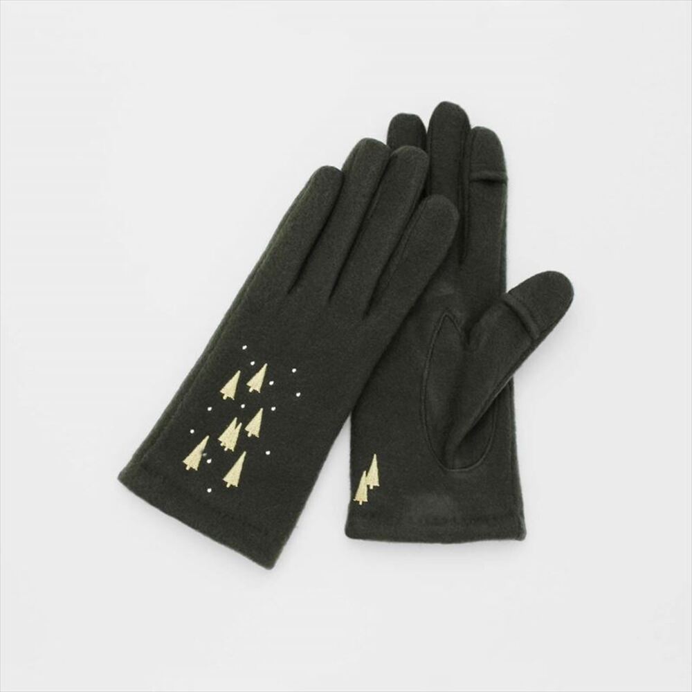 クロダ 手袋 レディース 通販 グローブ 手ぶくろ 暖かい かわいい 刺繍 スマートフォン対応 スマホ 指が出る 通勤 通学 ジャージ 防寒 プレゼント ギフト クロダ | KURODA | 05