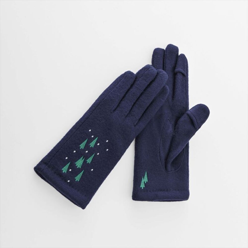 クロダ 手袋 レディース 通販 グローブ 手ぶくろ 暖かい かわいい 刺繍 スマートフォン対応 スマホ 指が出る 通勤 通学 ジャージ 防寒 プレゼント ギフト クロダ | KURODA | 01