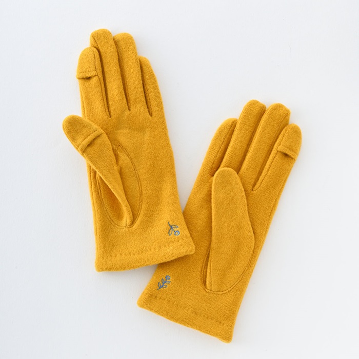 クロダ 手袋 KURODA AF65102L8 通販 グローブ レディース かわいい 暖かい スマホ対応 指あき 指出し 刺繍 おしゃれ 可愛い オシャレ 5本指 クロダ |  | 05