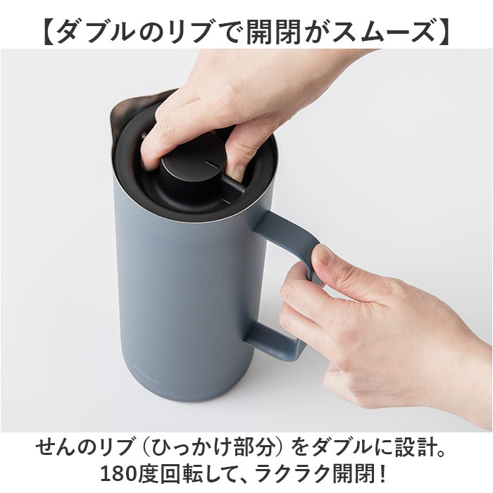 ピーコック Peacock ポット AHW-101 通販 リビングポット 卓上ポット ステンレスポット 1L ハンディポット 魔法瓶 保温 保冷 保冷温 おしゃれ 母の日 ピーコック |  | 10