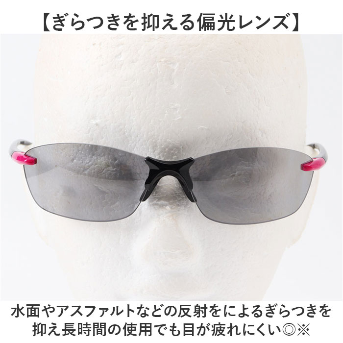 スワンズ SWANS スワンズ スポーツサングラス 通販 日本製 サングラス 偏光サングラス 偏光レンズ 偏光 紫外線対策 UV対策 メンズ レディース Airless Leaffit | SWANS | 05