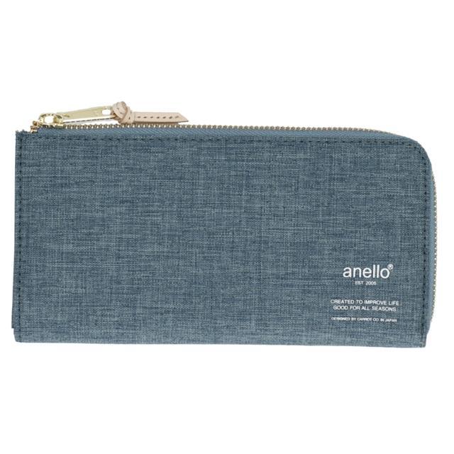 アネロ anello アネロ 財布 通販 レディース メンズ 長財布 大容量 薄い L字ファスナー 薄型 軽い 軽量 おしゃれ シンプル ATELIER アトリエ L字型長財布 | anello | 04