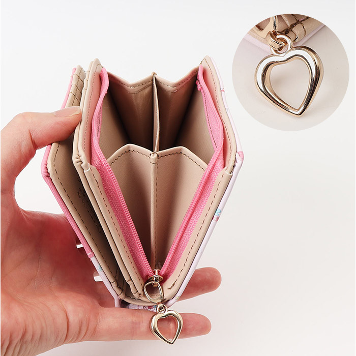 サンリオ 財布 二つ折り 通販 二つ折り財布 2つ折り財布 折りたたみ財布 折り財布 sanrio グッズ お財布 おさいふ L字ファスナー レディース キャラクター |  | 16