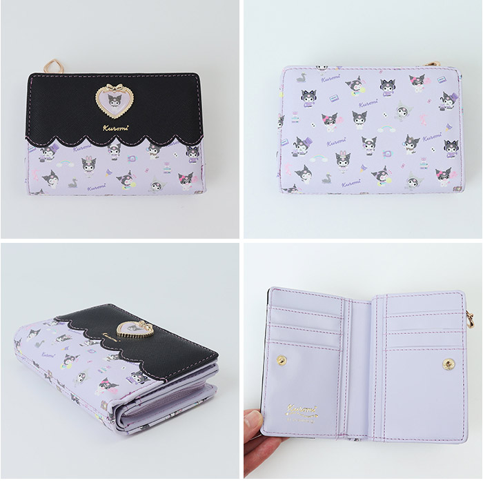 サンリオ 財布 二つ折り 通販 二つ折り財布 2つ折り財布 折りたたみ財布 折り財布 sanrio グッズ お財布 おさいふ L字ファスナー レディース キャラクター |  | 17