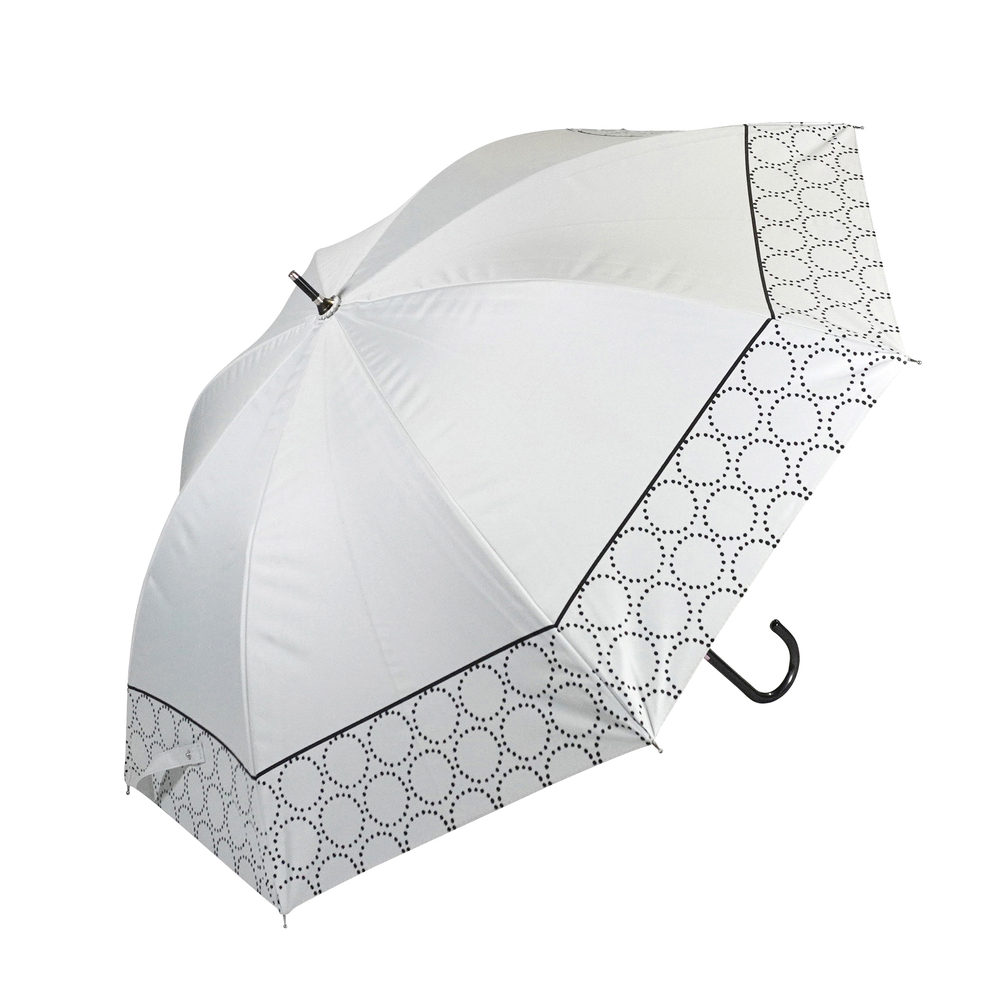 未使用！BSS　大型アンブレラ　120ｃｍ　傘　ホワイト/ネイビー 未使用！BSS 大型アンブレラ 120cm 傘 ホワイト/ネイビー