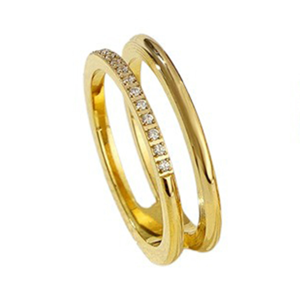 アメリア amelia アメリア リング ビジューダブルリング 通販 指輪 レディース ビジューリング ブランド デザインリング カジュアルリング 女性 おしゃれ |  | 01