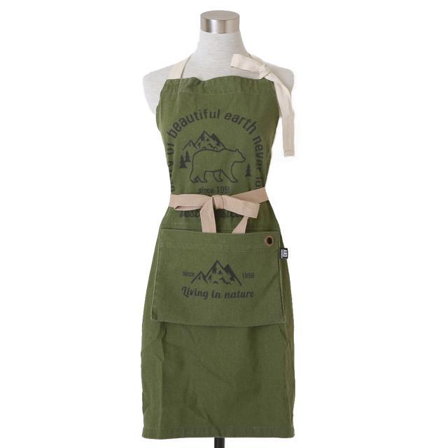 エプロン 通販エプロン おしゃれ カフェ メンズ レディース 保育士 シンプル ナチュラル 大きいサイズ フリーサイズ AND PACKABLE アンドパッカブル 折りたたみ | AND PACKABLE | 10