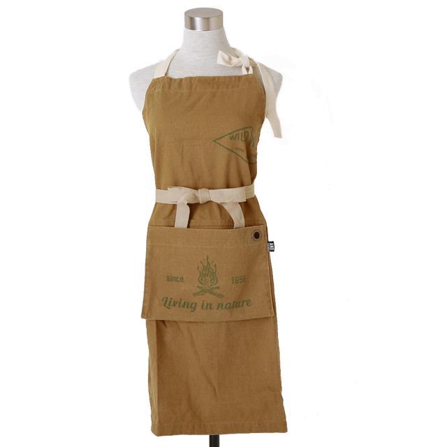 エプロン 通販エプロン おしゃれ カフェ メンズ レディース 保育士 シンプル ナチュラル 大きいサイズ フリーサイズ AND PACKABLE アンドパッカブル 折りたたみ | AND PACKABLE | 09