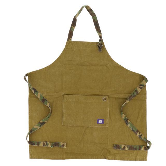 エプロン 通販エプロン おしゃれ ナチュラル かわいい レディース メンズ シンプル デザイン ロゴ 胸当てエプロン 前結び 後ろ結び ホルターネック ポケット | AND PACKABLE | 04