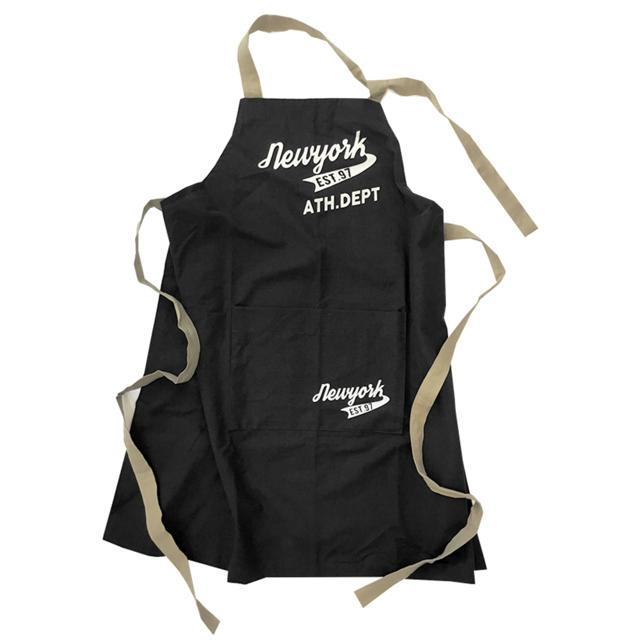 エプロン おしゃれ ナチュラル 通販 かわいい レディース メンズ シンプル 男前 ロゴ 胸当てエプロン 前結び 後ろ結び ホルターネック ポケット | AND PACKABLE | 01