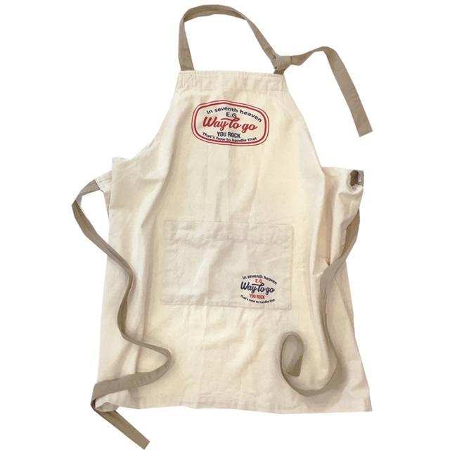 エプロン おしゃれ ナチュラル 通販 かわいい レディース メンズ シンプル 男前 ロゴ 胸当てエプロン 前結び 後ろ結び ホルターネック ポケット | AND PACKABLE | 06