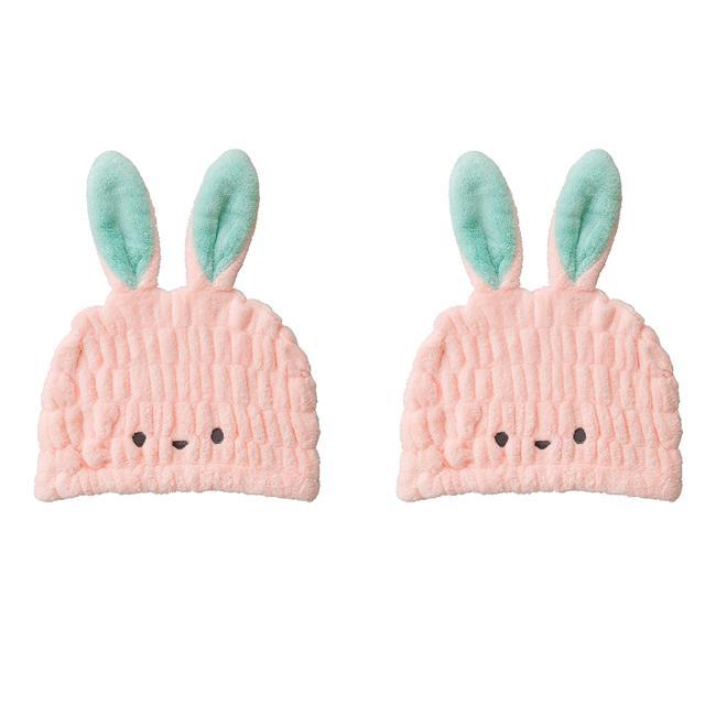 zooie(カラリズーイ) 通販 タオルキャップ 2個セット 子供 キッズ ヘアキャップ 吸水 女の子 男の子 キャップタオル 耳付き ドライキャップ |  | 01