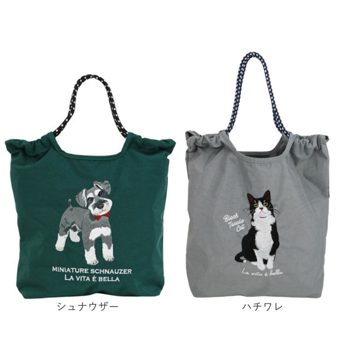 BACKYARD FAMILY（バックヤードファミリー） トートバッグ 刺繍