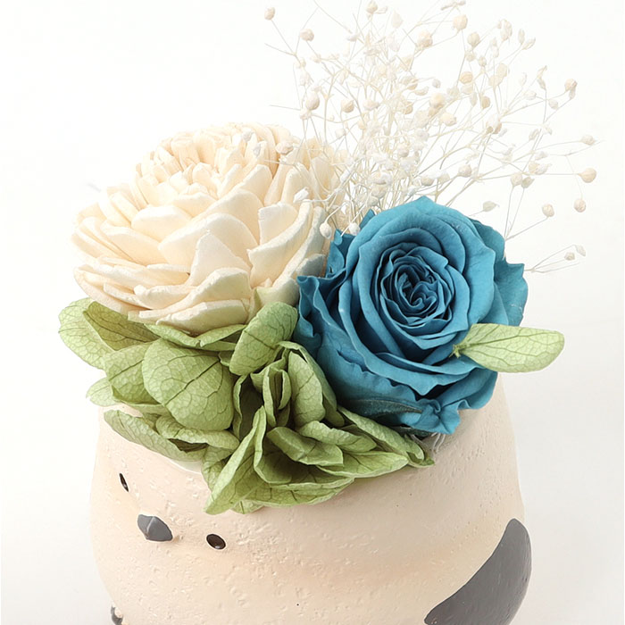 プリザーブドフラワー シマエナガ 通販 ブリザーブドフラワー フラワー