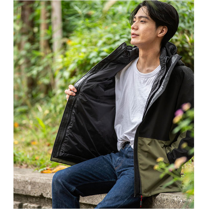 防水ジャケット メンズ 通販 防水ジャンパー 防寒 ジャケット ジョイント3in1ジャケット レインジャケット 透湿 レインウェア 防水ジャケット |  | 07