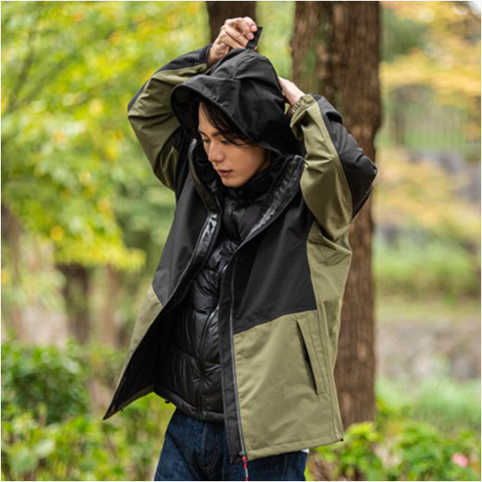 防水ジャケット メンズ 通販 防水ジャンパー 防寒 ジャケット ジョイント3in1ジャケット レインジャケット 透湿 レインウェア 防水ジャケット |  | 09