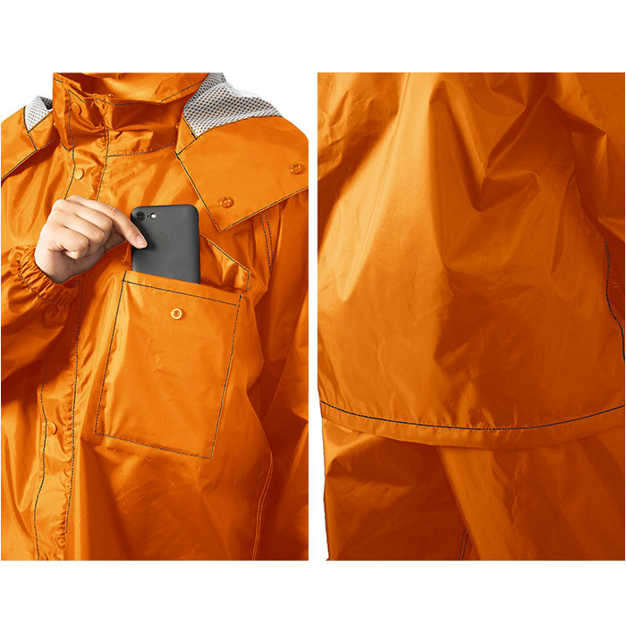 マック Makku マック レインスーツ AS-5050 通販 レインコート 雨具 レインウェア レインウエア 雨合羽 合羽 カッパ レインパンツ レインジャケット 上下 セット |  | 03