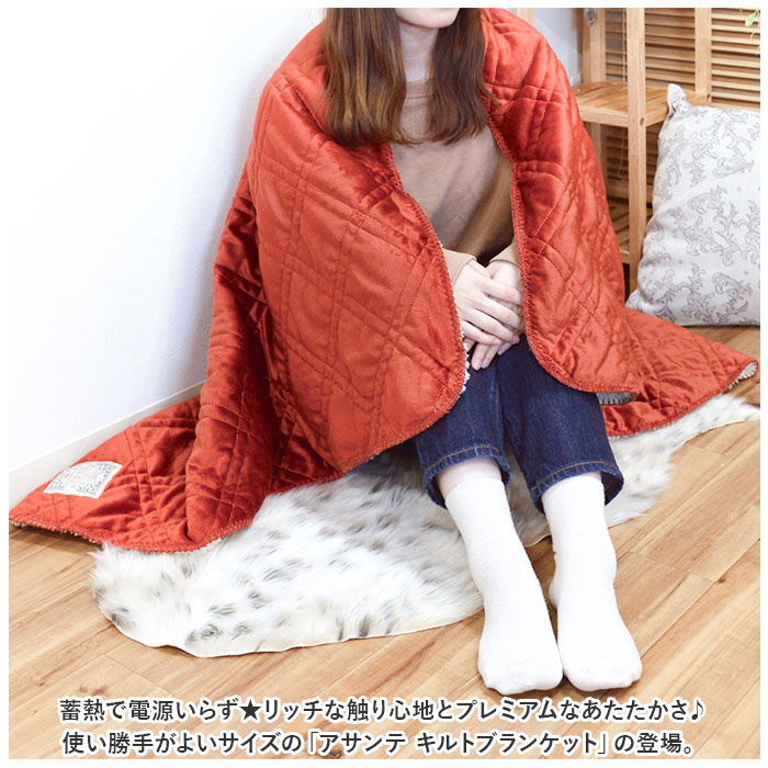 キルトブランケット 140×100cm 通販 ひざ掛け 膝掛け ひざかけ ブランケット 毛布 寝具 モコモコ もこもこ 無地 おしゃれ かわいい 大判 キルトブランケット | BACKYARD FAMILY | 04
