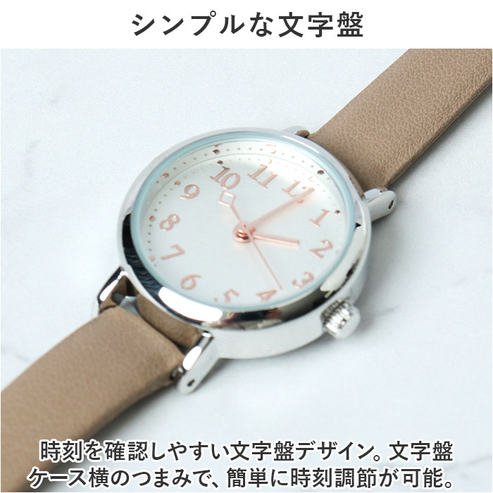 腕時計 レディース かわいい 通販 スモート フィールドワーク ASS169 時計 リストウォッチ 日本製ムーブメント 合皮ベルト 革ベルト PUレザーベルト 腕時計 | field work | 09
