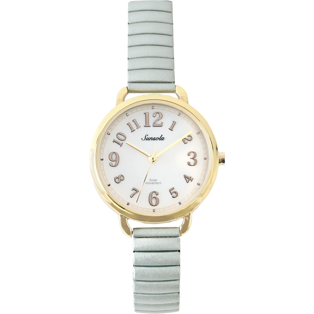 時計 field work 時計 通販 腕時計 レディース ソーラー リストウォッチ レディースウォッチ じゃばら 蛇腹ベルト ジャバラ かわいい おしゃれ 可愛い 女性 女子 |  | 01