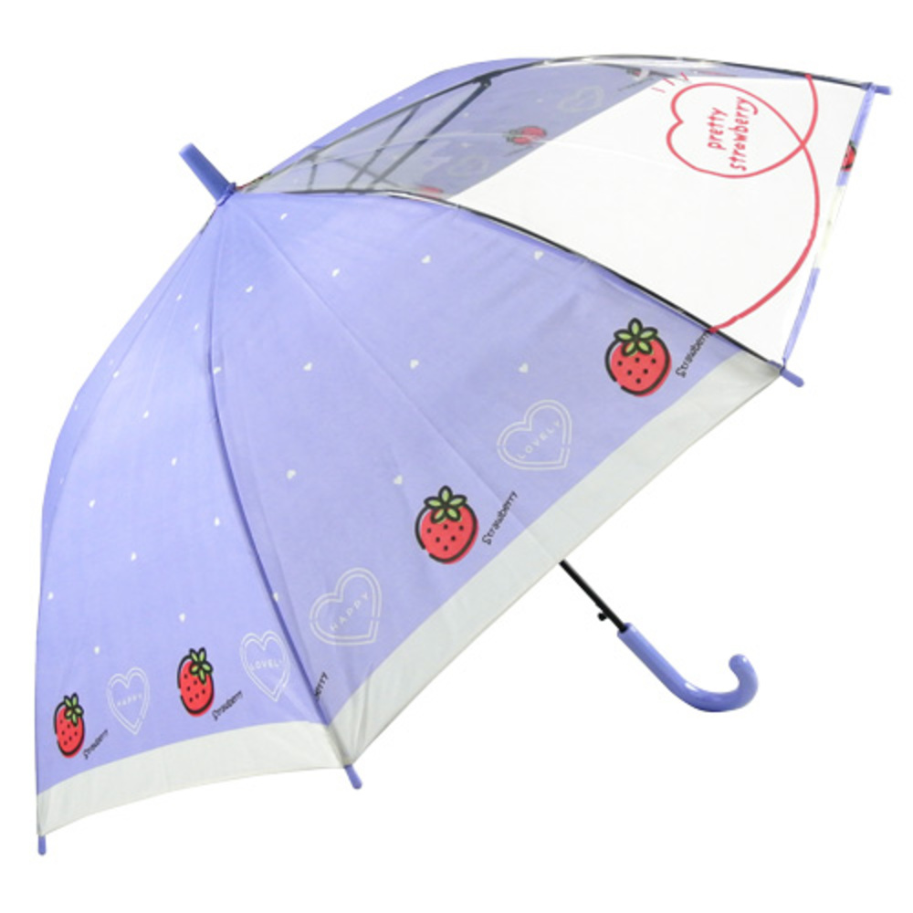 傘 子供 55cm 通販 キッズ 55 おしゃれ キッズ傘 55センチ かわいい ジャンプ傘 長傘 雨傘 かさ カサ 透明窓付き 子供用 子ども 女の子 女子 女児 ガール 傘 |  | 10