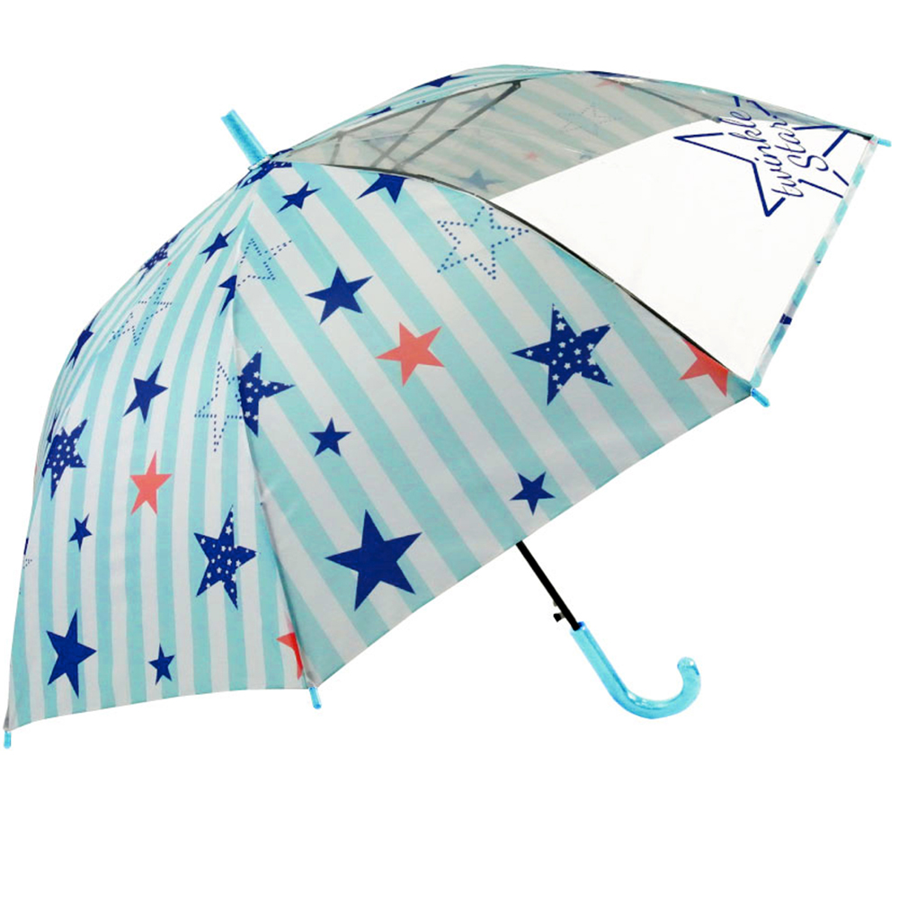 傘 子供 55cm 通販 キッズ 55 おしゃれ キッズ傘 55センチ かわいい ジャンプ傘 長傘 雨傘 かさ カサ 透明窓付き 子供用 子ども 女の子 女子 女児 ガール 傘 |  | 05