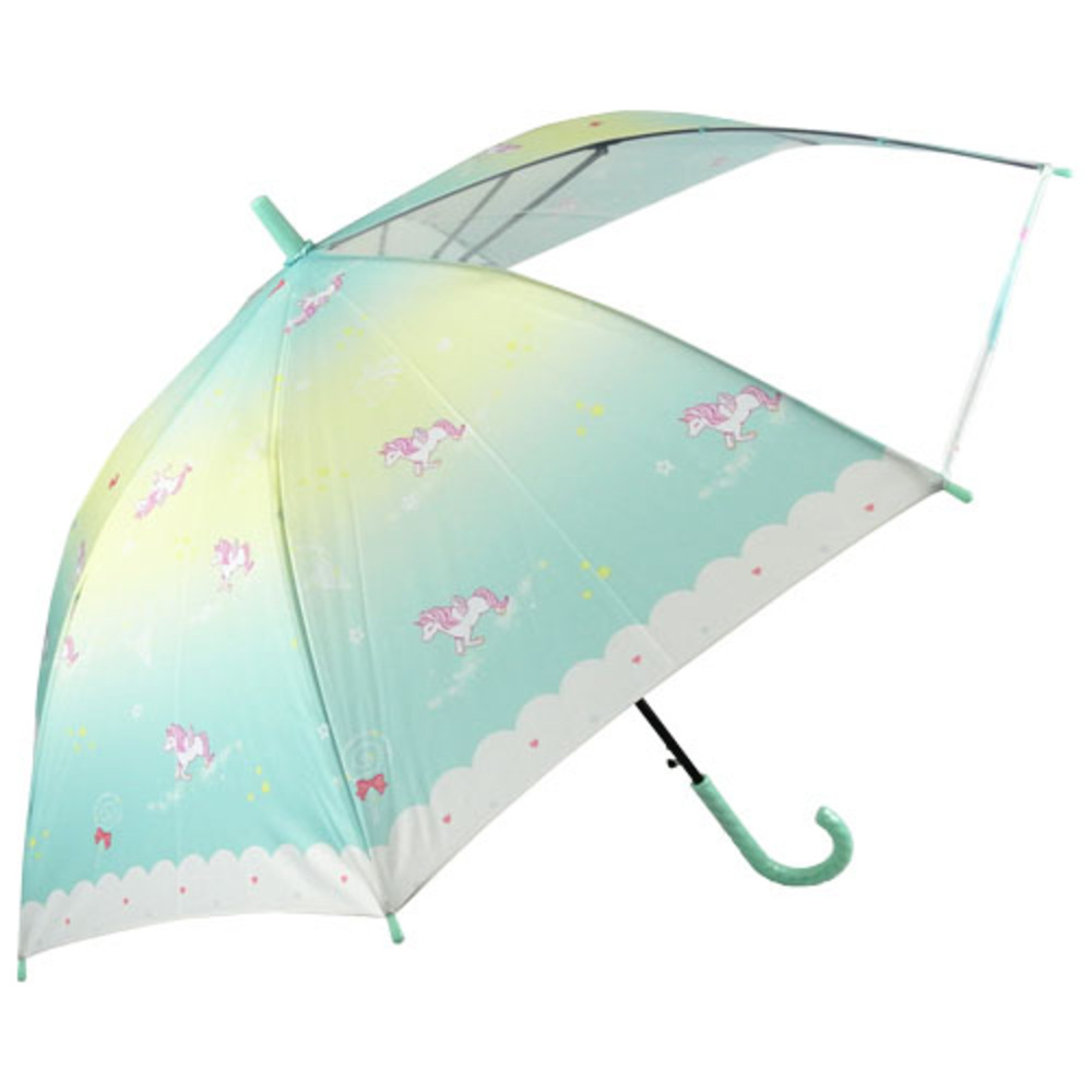 傘 子供用 55 通販 ジャンプ傘 長傘 かさ小学生 キッズ 子供 こども 子ども 女の子 女子 女児 透明窓 窓付き 55cm 55センチ ジャンプ 通学 登校 雨傘 雨具 傘 |  | 07