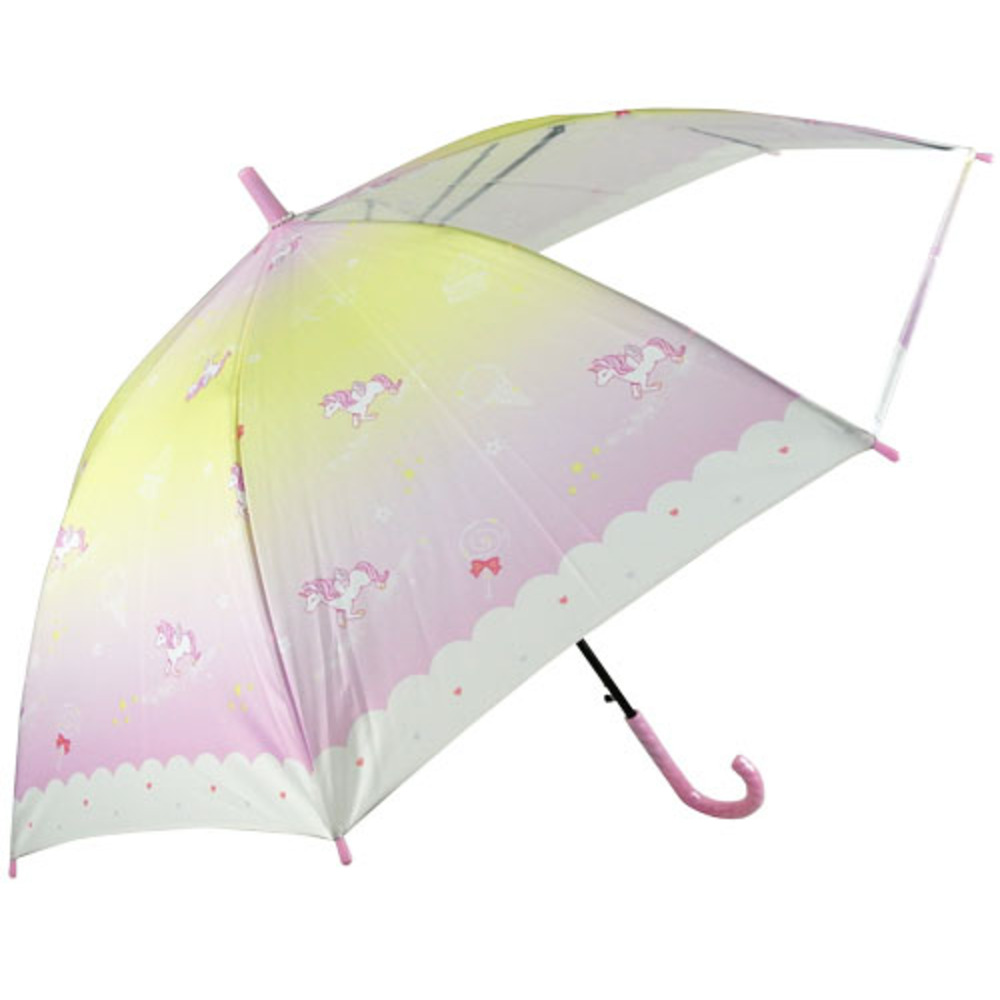 傘 子供用 55 通販 ジャンプ傘 長傘 かさ小学生 キッズ 子供 こども 子ども 女の子 女子 女児 透明窓 窓付き 55cm 55センチ ジャンプ 通学 登校 雨傘 雨具 傘 |  | 08