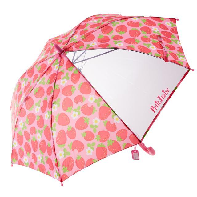 子供傘 傘 子供 ジャンプ傘 50cm 通販 傘 子ども用 キッズ 女の子 女児 1コマ 透明窓付き グライファイバー骨 丈夫 折れにくい 通園 幼稚園 保育園 通学 |  | 04