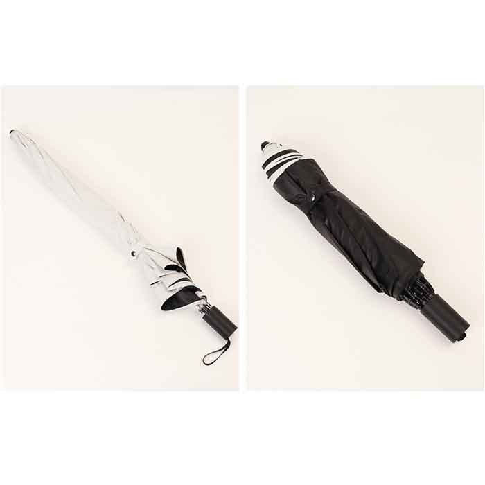 折りたたみ傘 2段折 通販 長傘 折り畳み傘 二段折り 晴雨兼用傘 傘 かさ 雨傘 日傘 55cm 55センチ 8本骨 UVカット 一級遮光 遮熱 レディース 折りたたみ傘 |  | 11